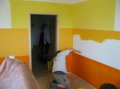 Malování bytu - malování pruhů
